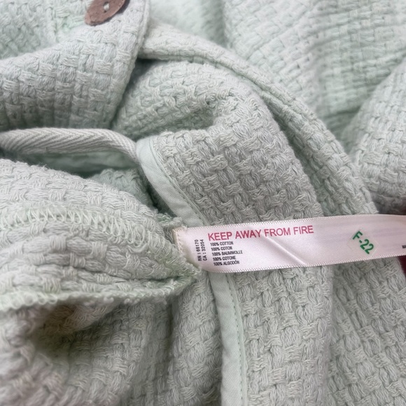 Free People Like A Cloud Blazer Light Green X-Large NWT - Picture 7 of 11